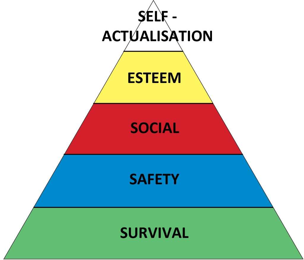 Swimming with Maslow in the digiverse